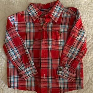 18-24 long sleeve little boy button up shirt